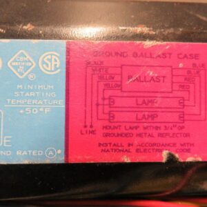 Universal Lighting 742-L-SLH-TC-P Rapid Start Lighting Ballast New Lot of 5