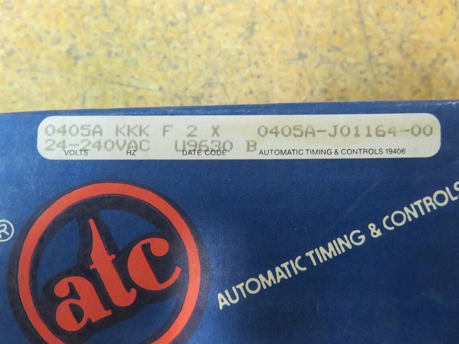 ATC Timer 4045A Din-Mode Timer 0405A-J01164-00 24-240Vac  New Lot of 5._4 ATC Timer 4045A Din-Mode Timer 0405A-J01164-00 24-240Vac New Lot of 5.