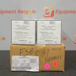 Mulberry 30267 Conduit Outlet Box Three 1" Holes Weatherproof Lot of 10 New