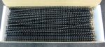 MyBinding Black Plastic Bindings 5/16" 19 Ring 12" Coil Combs Lot of 6