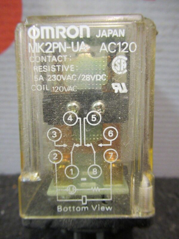 Allen Bradley 700-HB-33A1-1 Omron MK2PN-UA-AC120 Relay Cube Coil Lot 11 New