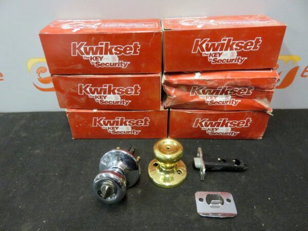 Kwikset 93001-255 300T Privacy Lockable Door Handle Lot of 6