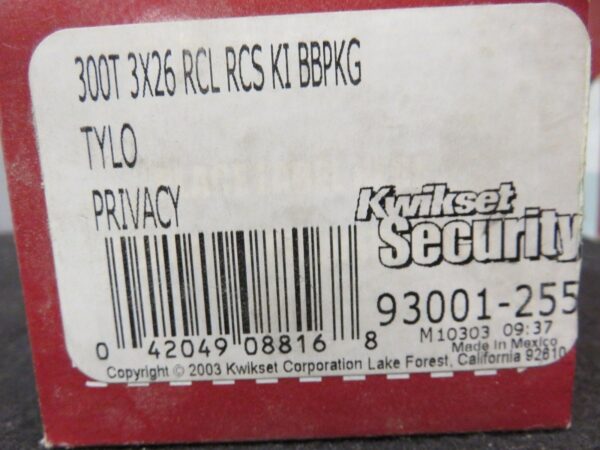 Kwikset 93001-255 300T Privacy Lockable Door Handle Lot of 6