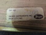 Dwyer Instruments 125AY Durablock Plastic Manometer Stationary Draft Gage 4000