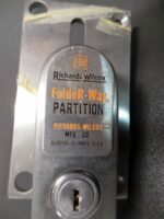 Richard-Wilcox Folder Way Partition Industrial Door Hardware New