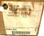 NEW Allen-Bradley 609U-BEB Hazardous Location Manual Starting Switch NEMA 1 32C