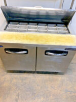 Norlake AdvantEdge SP48-12 2-Door Sandwich Salad Refrigerated Prep Table 48"