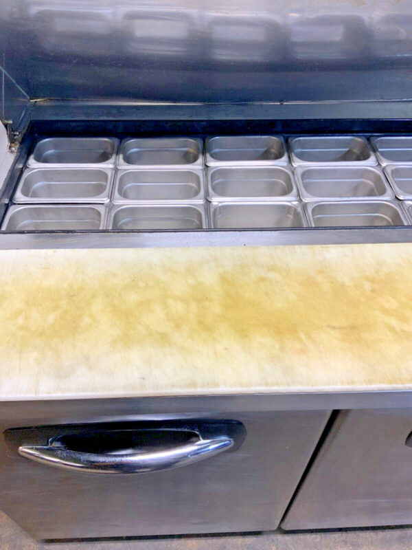 Norlake AdvantEdge SP48-12 2-Door Sandwich Salad Refrigerated Prep Table 48"