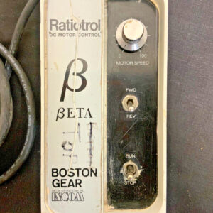 Boston Gear Incom RB-2 Beta Ratiotrol DC Motor Control Drive 230/115VAC 262C