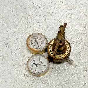 Harris 425-125 CGA E-4 CGA-580 Single Stage Brass Pressure Nitrogen Regulator