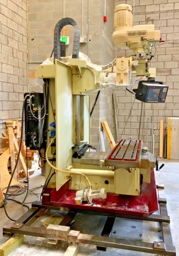 Acer E-1350B 2001 Vertical CNC Bed Mill 50" X 13" Table w/Anilam 3000M Control