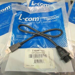 L-Com WPUSBAX-05M USB Cable Computer RoHS Compliant New Lot of 5