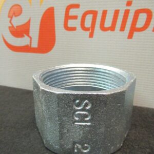 SCI 2 3 Piece 2" Conduit Coupling Malleable Iron Lot of 5