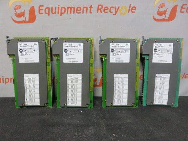 Allen Bradley 1771-IAD/D Rev B03 B02 120V AC/DC Input Module Lot of 4