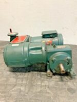 Reeves Reliance Electric X-V MFC111 Moto Drive 1.5HP 18:1 Gear Ratio J8B