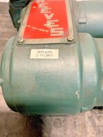 Reeves Reliance Electric X-V MFC111 Moto Drive 1.5HP 18:1 Gear Ratio J8B