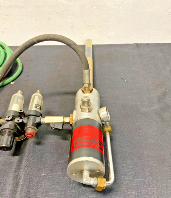 1073-0006-V2 Industrial Pneumatic Air Grease Drum Barrel Pump Gun 85 PSI 74D