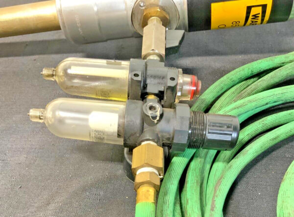 1073-0006-V2 Industrial Pneumatic Air Grease Drum Barrel Pump Gun 85 PSI 74D