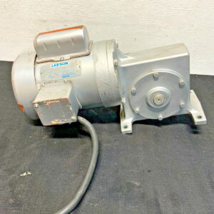 Leeson Dayton 111639.00 8Z204A Electric Motor Reducer 3/4HP 60:1 Ratio 42A