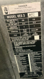 Boston Gear VES 3 VE Plus Ratiotrol DC Motor Control Speed Controller 11B