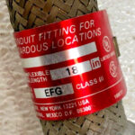 Cooper Crouse-Hinds ECLK118 1/2" X 18" Explosion Proof Flexible Coupling 264E