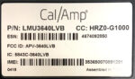 CalAmp LMU3640LVB Heavy Duty Vehicle Tracker Tracking & Telemetry Device 45C
