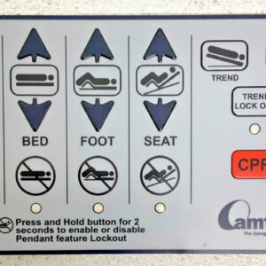NEW Camtec Replacement Staff Hospital Bed Controller Head Foot Board Control 45D