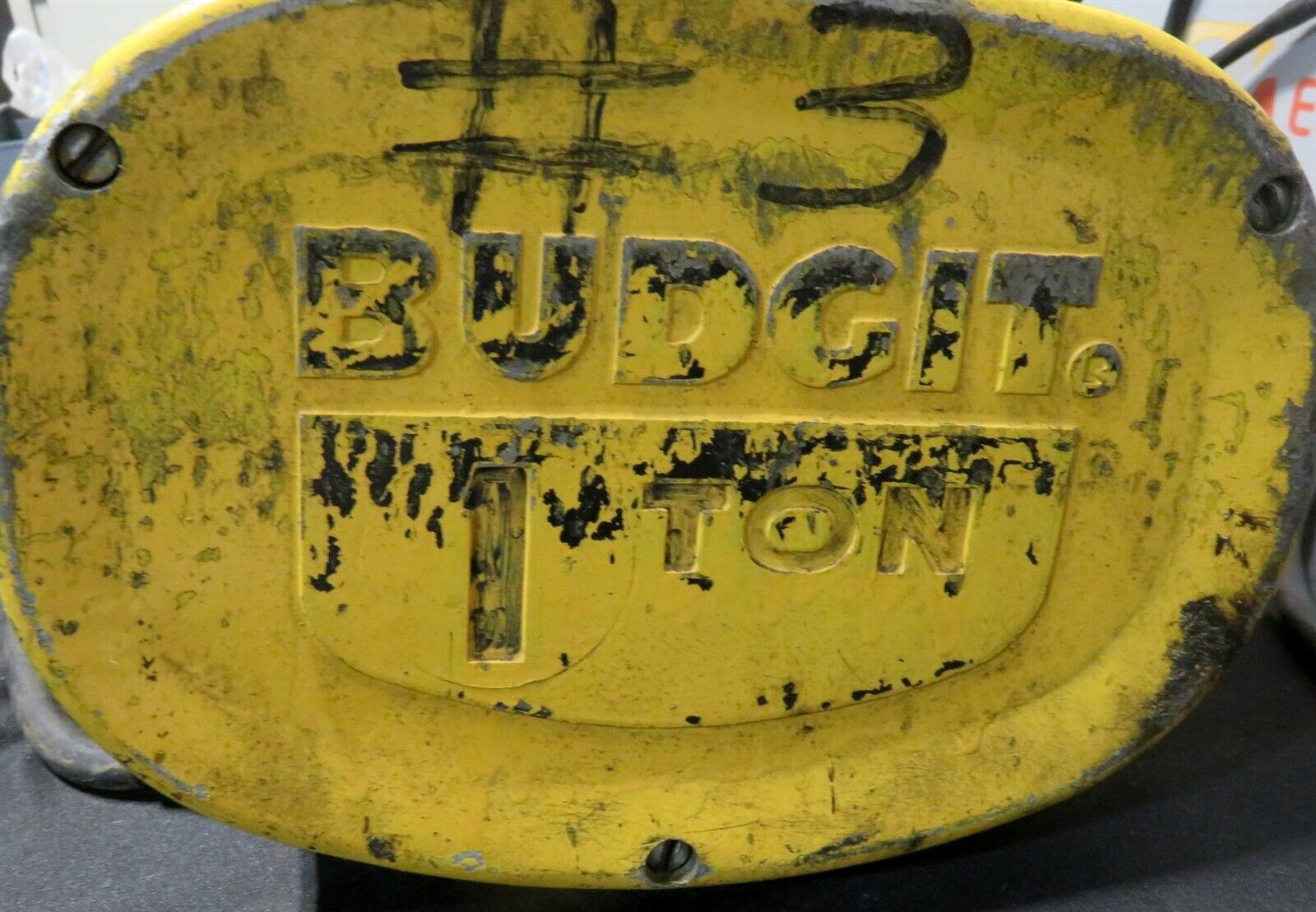 Budgit Chain Hoist 113454-10 2000lb 1 Ton Hook 3Phase Pushbutton Control _6 Budgit Chain Hoist 113454-10 2000lb 1 Ton Hook 3Phase Pushbutton Control