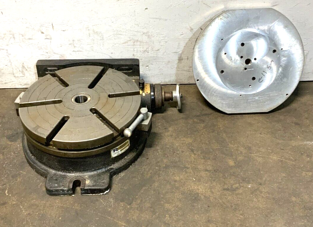 Rutland Precision 12" Horizontal Vertical 5-Slot Mill Rotary Table Milling Vise_0 Rutland Precision 12" Horizontal Vertical 5-Slot Mill Rotary Table Milling Vise