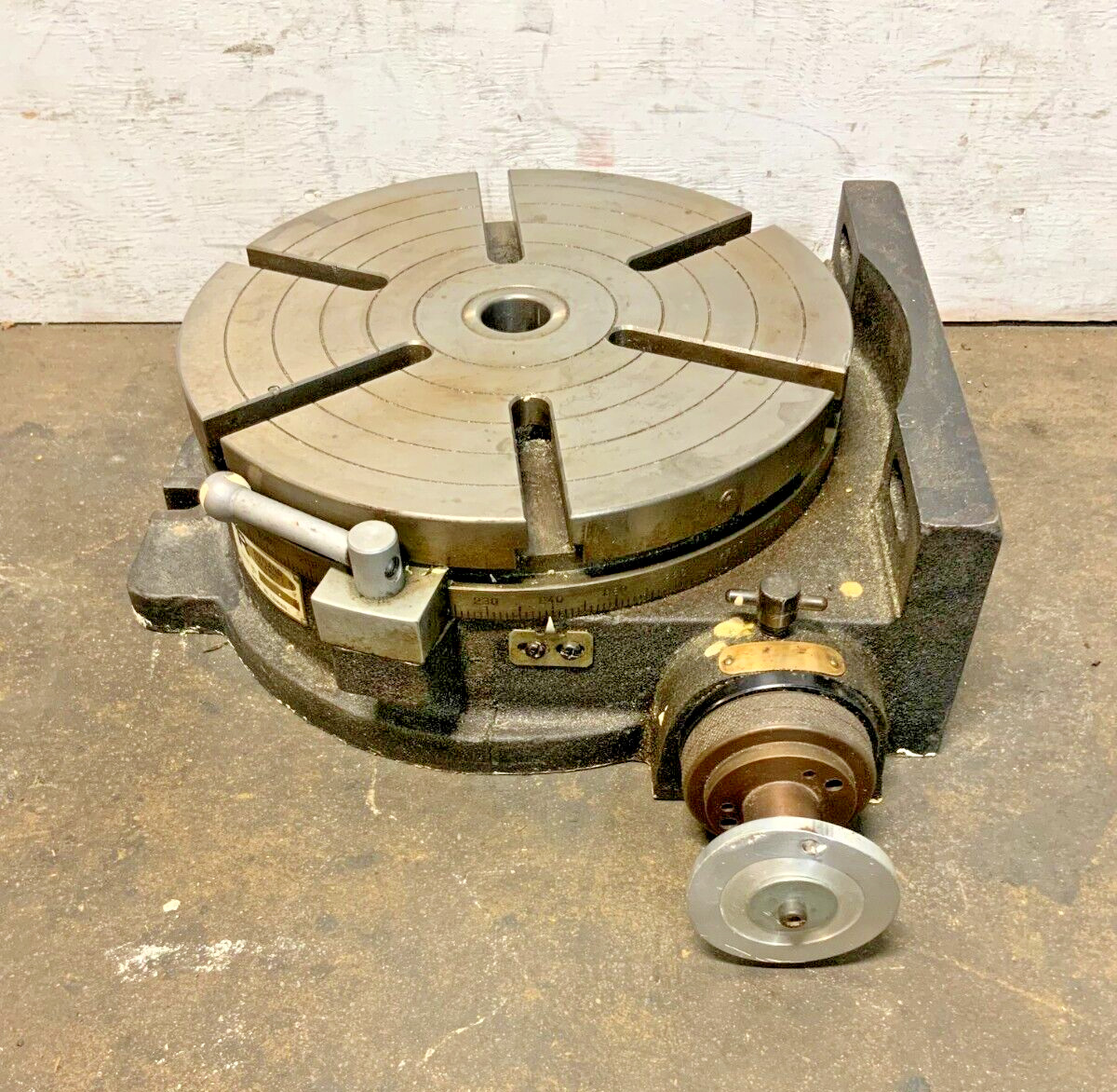 Rutland Precision 12" Horizontal Vertical 5-Slot Mill Rotary Table Milling Vise_4 Rutland Precision 12" Horizontal Vertical 5-Slot Mill Rotary Table Milling Vise