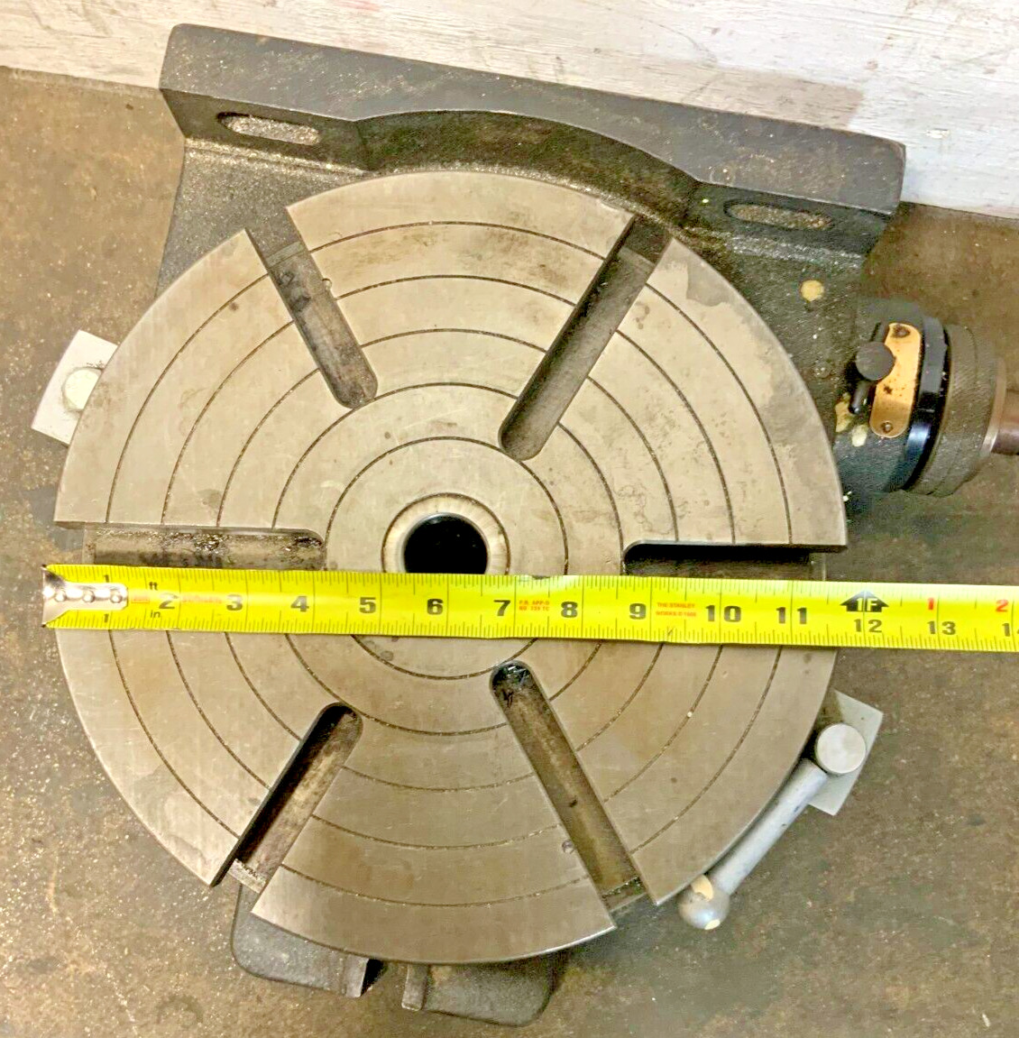 Rutland Precision 12" Horizontal Vertical 5-Slot Mill Rotary Table Milling Vise_8 Rutland Precision 12" Horizontal Vertical 5-Slot Mill Rotary Table Milling Vise