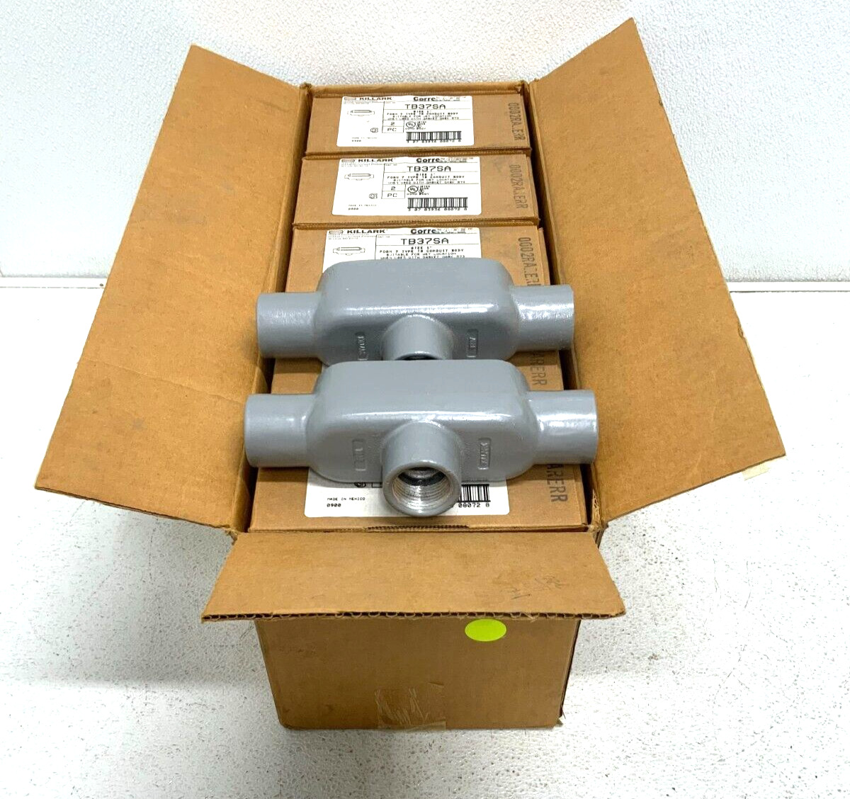 NEW Lot of 10 Hubbell Killark TB37SA 1" Form 7 Type TB Aluminum Conduit Body_0 NEW Lot of 10 Hubbell Killark TB37SA 1" Form 7 Type TB Aluminum Conduit Body