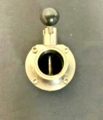 Tri-Clover 304 2" 2-Way 4-Position Stainless Steel Lever Butterfly Valve 241D