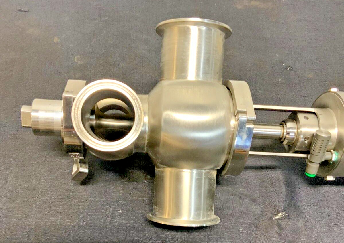 SPX Waukesha Cherry Burrell W72RS W72RS02421 3" X 2" Sanitary Valve W/O EXT FL_9 SPX Waukesha Cherry Burrell W72RS W72RS02421 3" X 2" Sanitary Valve W/O EXT FL