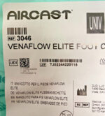 NEW Lot of 2 Aircast Ref 3046 VF Venaflow Elite Foot Cuff Universal Size 15D