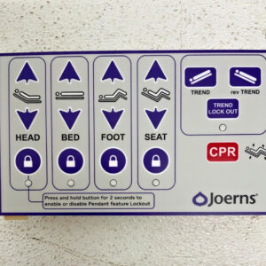 NEW Joerns Replacement Staff Bed Controller Healthcare Head Foot Board Control