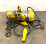 Budgit 309826-85A Chain Hoist 2000Lb 1 Ton 10' 8FPM 3PH Push Button Control 214A