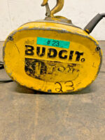 Budgit 309826-85A Chain Hoist 2000Lb 1 Ton 10' 8FPM 3PH Push Button Control 214A