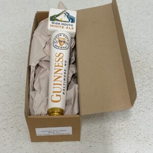 NEW Guinness White Ale IPA Tall Ceramic Beer Tap Wide Mouth Baltimore MD 231D