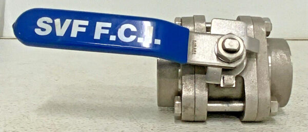 SVF F.C.I Ball Valve w/ 2" fitting stainless CF8M Body Class 316 Ball 264D