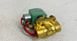 ASCO 8210G002MO Red Hat II Brass Solenoid 2-Way Valve 1/2" Pipe 6.1/8.1W 265B