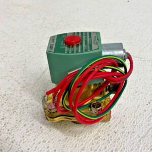 ASCO 8210G002MO Red Hat II Brass Solenoid 2-Way Valve 1/2" Pipe 6.1/8.1W 265B