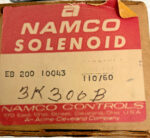 Namco Danaher EB200 10043 Solenoid Control with Electric Coil 110V 60Hz 255D