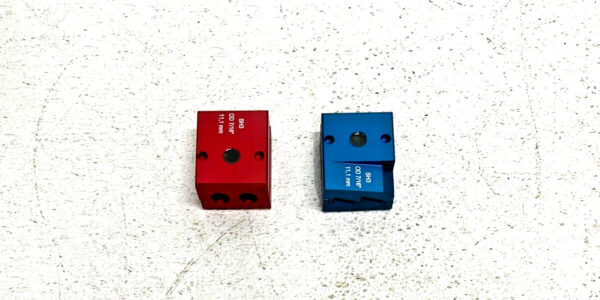 NEW Lot of 2 Sartorius Stedim 16378 SH3 Biowelder Tube Holder Set 7/16" pf OD