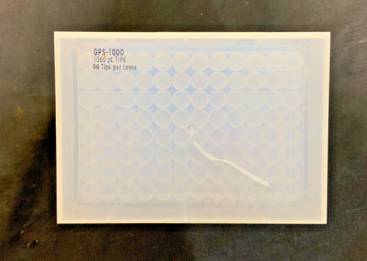 NEW Lot of 3 Stacks Rainin GPS-1000 1000 uL Pipette Tips Stacked Refills 15B_2 NEW Lot of 3 Stacks Rainin GPS-1000 1000 uL Pipette Tips Stacked Refills 15B