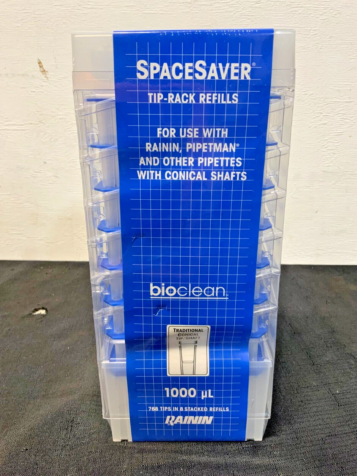 NEW Lot of 3 Stacks Rainin GPS-1000 1000 uL Pipette Tips Stacked Refills 15B_7 NEW Lot of 3 Stacks Rainin GPS-1000 1000 uL Pipette Tips Stacked Refills 15B