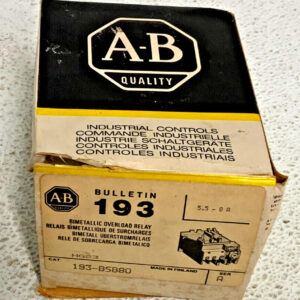 New Allen Bradley 193 BSB80 Overload Relay Ser A 5.5-8 A 241J