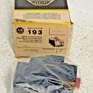 New Allen Bradley 193 BSB80 Overload Relay Ser A 5.5-8 A 241J