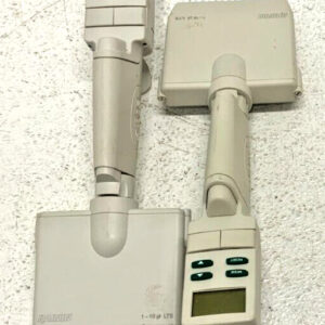 Lot of 2 Rainin EDP3 Plus LTS 8 Channel Electronic Digital Pipette 1-10 uL 264E