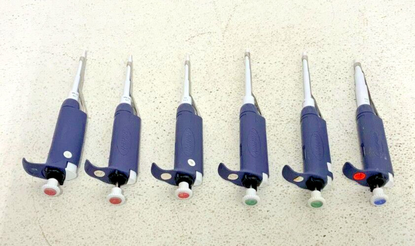 Lot of 6 Rainin Pipet-Lite LTS L2 L10 L20 L100 L200 L1000 Pipettors Pipette 236C_0 Lot of 6 Rainin Pipet-Lite LTS L2 L10 L20 L100 L200 L1000 Pipettors Pipette 236C